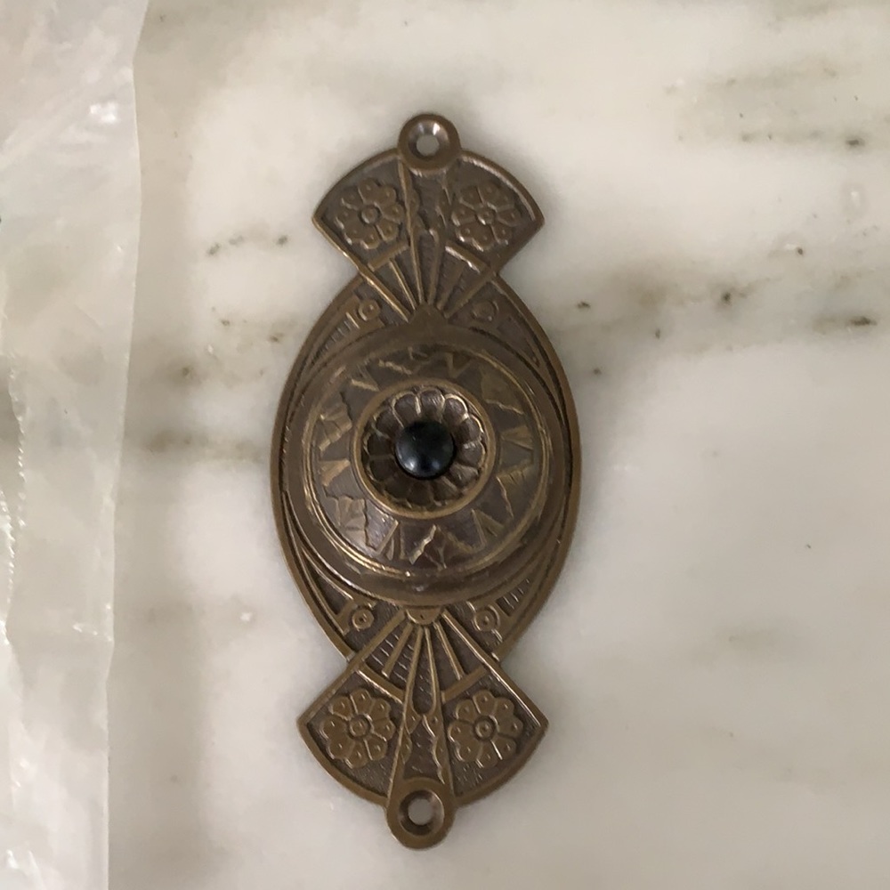 Vintage hardware cast reproduction doorbell